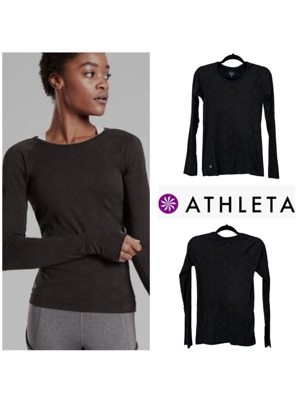 Athleta Speedlight top/Snake Print